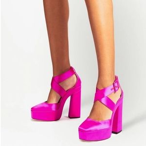 Jimmy Choi Gian 140 fuchsia 140mm size 38